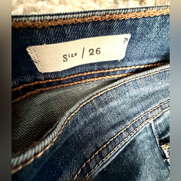 ‼️RARE‼️🎸Pilcro+The Letterpress🎸🔥NWT🔥Utility High-Rise Cropped Bootcut Pants—26 - Picture 14 of 16